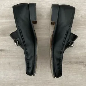 Gucci | Shoes | Gucci Genuine Leather Black Loafers Size 8 D  display picture 1